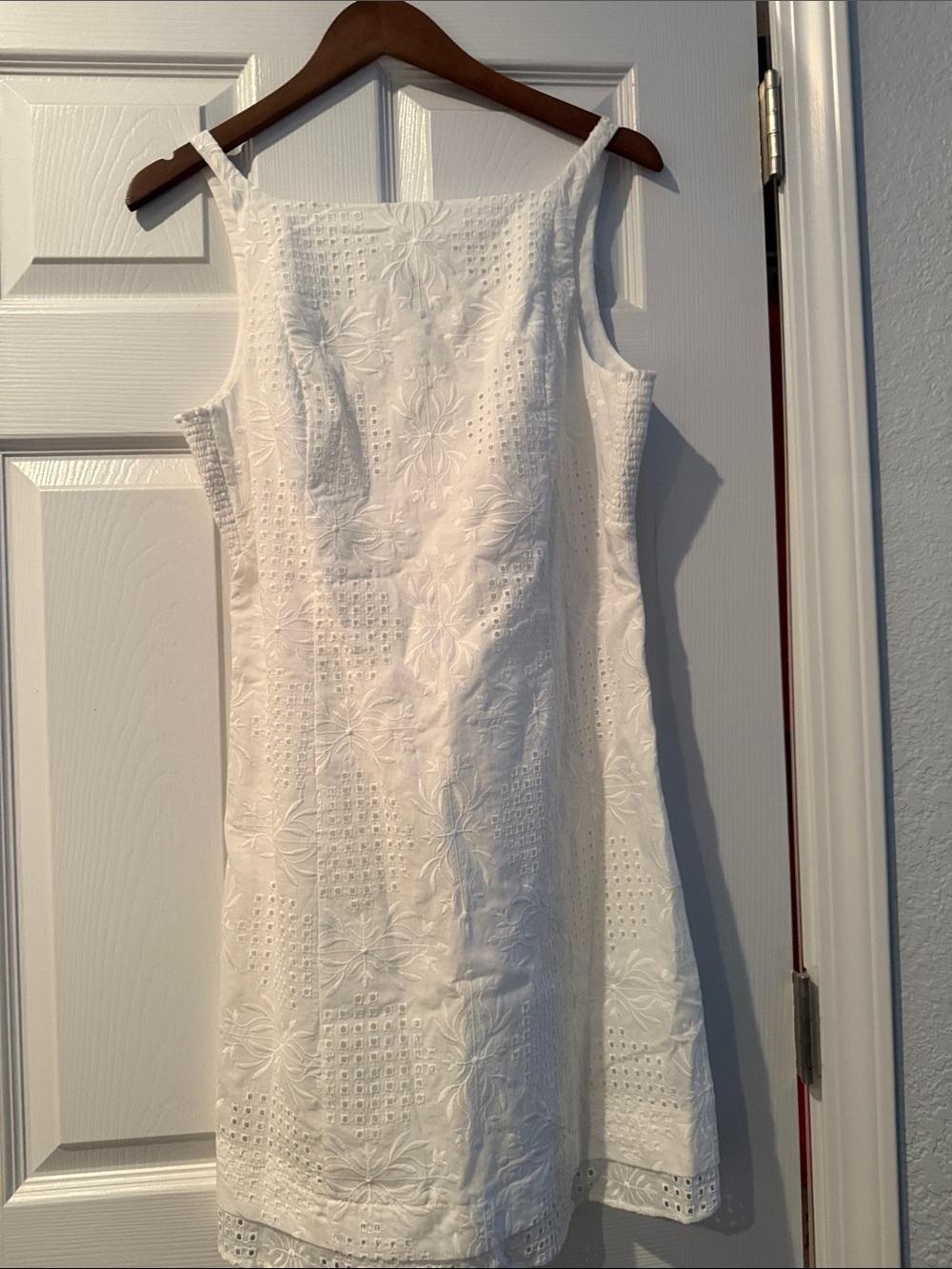 10 Crosby Derek Lam White Floral Eyelet Mini Dress
